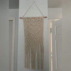 Macrame hanging piece